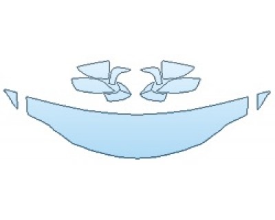 PAINT PROTECTION KIT - 2019 LEXUS RC_300 BASE HOOD (18 INCH) FENDERS MIRRORS - PRECUT PPF CLEAR BRA WRAP