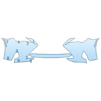 Precut PPF Kit – Clear Bra Paint Protection Film PAINT PROTECTION KIT - 2019 LEXUS RC_300 BASE BUMPER - PRECUT PPF CLEAR BRA WRAP