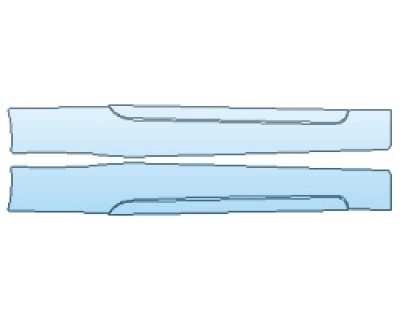 PAINT PROTECTION KIT - 2019 LEXUS RC_300 BASE ROCKERS - PRECUT PPF CLEAR BRA WRAP