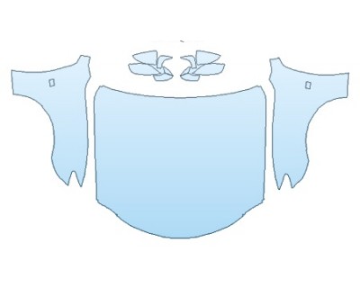 PAINT PROTECTION KIT - 2019 LEXUS RC_300 F-SPORT FULL HOOD (WRAPPED EDGES) FENDERS MIRRORS - PRECUT PPF CLEAR BRA WRAP