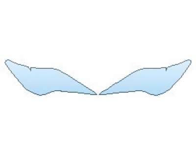 PAINT PROTECTION KIT - 2019 LEXUS RC_300 F-SPORT HEADLIGHTS - PRECUT PPF CLEAR BRA WRAP