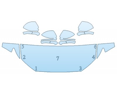 2019 LINCOLN MKC BASE Hood (24 Inch) Fenders Mirrors