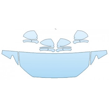 Precut PPF Kit – Clear Bra Paint Protection Film PAINT PROTECTION KIT - 2019 LINCOLN MKC RESERVE HOOD (24 INCH WRAPPED EDGES) FENDERS MIRRORS - PRECUT PPF CLEAR BRA WRAP