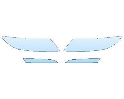 PAINT PROTECTION KIT - 2019 LINCOLN MKC RESERVE HEADLIGHTS FOG LIGHTS - PRECUT PPF CLEAR BRA WRAP