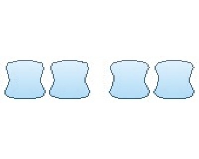 PAINT PROTECTION KIT - 2019 LINCOLN MKC RESERVE DOOR CUPS - PRECUT PPF CLEAR BRA WRAP