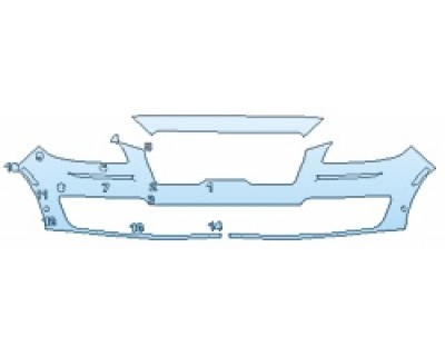 2020 LINCOLN NAUTILUS BASE Bumper (One piece)