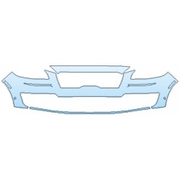 PAINT PROTECTION KIT - 2020 LINCOLN NAUTILUS RESERVE BUMPER (TWO PIECE) - PRECUT PPF CLEAR BRA WRAP