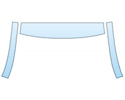 PAINT PROTECTION KIT - 2020 LINCOLN NAUTILUS SELECT BUMPER (TWO PIECE) - PRECUT PPF CLEAR BRA WRAP