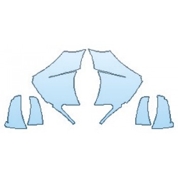 PAINT PROTECTION KIT - 2019 MCLAREN 600LT FULL REAR BUMPER - PRECUT PPF CLEAR BRA WRAP