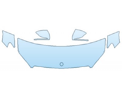 2019 MERCEDES C-CLASS_C43_SEDAN AMG Hood (24 Inch Wrapped Edges) Fenders Mirrors