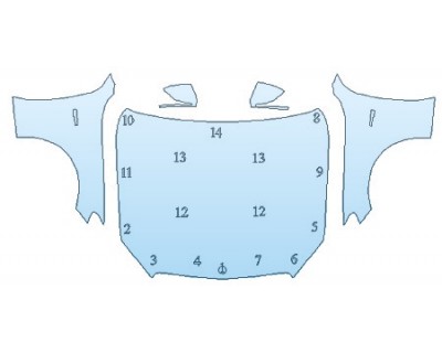 2019 MERCEDES C-CLASS_C43_WAGON AMG Full Hood Fenders Mirrors