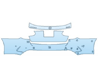 2019 MERCEDES C-CLASS_C43_WAGON AMG Full Rear Bumper