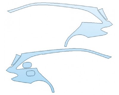 2019 MERCEDES C-CLASS_C43_WAGON AMG Full Rear Quarters (Wrapped Edges)