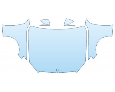 2019 MERCEDES C-CLASS_C63_SEDAN AMG Full Hood (Wrapped Edges) Fenders Mirrors