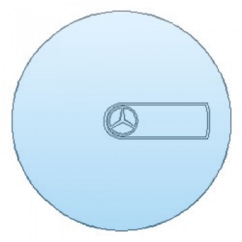 2019 MERCEDES G-CLASS_SUV G500 Rear Spare Cover INVISIBLEMASK - 3M PAINT PROTECTION