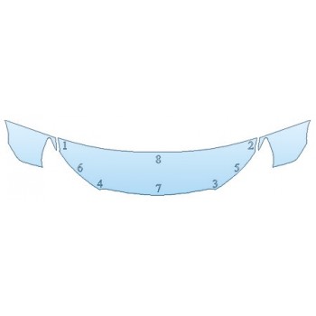 2019 MERCEDES SPRINTER Hood (24 Inch) Fenders Mirrors INVISIBLEMASK - 3M PAINT PROTECTION