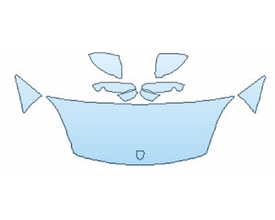 PAINT PROTECTION KIT - 2020 PORSCHE CAYENNE TURBO HOOD (24 INCH) FENDERS MIRRORS - PRECUT PPF CLEAR BRA WRAP