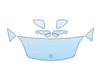 PAINT PROTECTION KIT - 2020 PORSCHE CAYENNE TURBO HOOD (24 INCH WRAPPED EDGES) FENDERS MIRRORS - PRECUT PPF CLEAR BRA WRAP