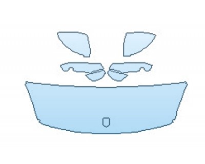 PAINT PROTECTION KIT - 2020 PORSCHE CAYENNE TURBO HOOD (18 INCH) FENDERS MIRRORS - PRECUT PPF CLEAR BRA WRAP