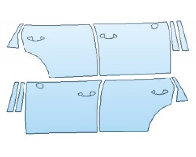 PAINT PROTECTION KIT - 2020 PORSCHE CAYENNE TURBO FULL DOORS - PRECUT PPF CLEAR BRA WRAP