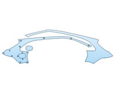 PAINT PROTECTION KIT - 2020 PORSCHE CAYENNE TURBO FULL DOORS (WRAPPED EDGES) - PRECUT PPF CLEAR BRA WRAP