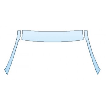 PAINT PROTECTION KIT - 2020 PORSCHE CAYENNE TURBO ROOF A-PILLARS - PRECUT PPF CLEAR BRA WRAP