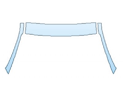 PAINT PROTECTION KIT - 2020 PORSCHE CAYENNE TURBO ROOF A-PILLARS - PRECUT PPF CLEAR BRA WRAP