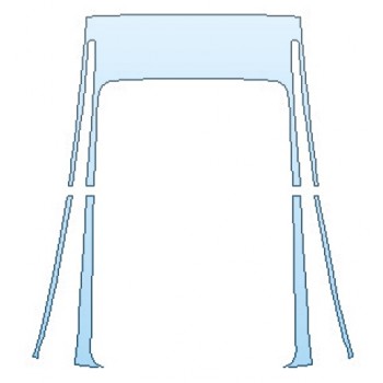 PAINT PROTECTION KIT - 2020 PORSCHE CAYENNE TURBO FULL ROOF - PRECUT PPF CLEAR BRA WRAP