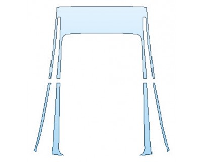 PAINT PROTECTION KIT - 2020 PORSCHE CAYENNE TURBO FULL ROOF - PRECUT PPF CLEAR BRA WRAP