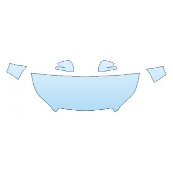 PAINT PROTECTION KIT - 2019 SUBARU FORESTER SPORT HOOD (24 INCH) FENDERS MIRRORS - PRECUT PPF CLEAR BRA WRAP