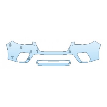 PAINT PROTECTION KIT - 2019 SUBARU FORESTER SPORT BUMPER - PRECUT PPF CLEAR BRA WRAP