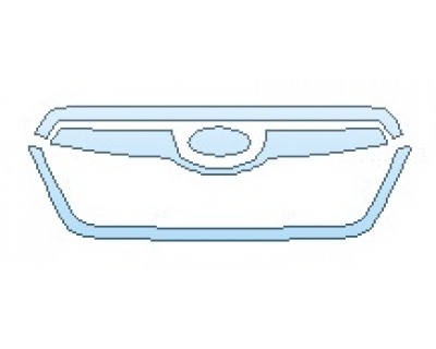 PAINT PROTECTION KIT - 2020 SUBARU FORESTER TOURING GRILLE - PRECUT PPF CLEAR BRA WRAP