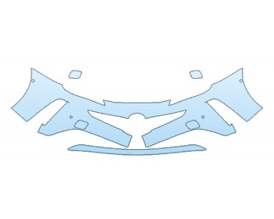 Precut PPF Kit – Clear Bra Paint Protection Film PAINT PROTECTION KIT - 2020 TOYOTA PRIUS L BUMPER WITH SENSORS (2 PIECE) - PRECUT PPF CLEAR BRA WRAP