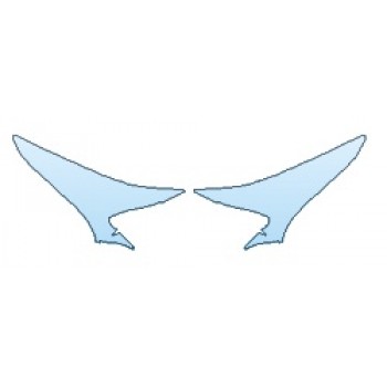 PAINT PROTECTION KIT - 2019 TOYOTA PRIUS LE HEADLIGHTS - PRECUT PPF CLEAR BRA WRAP