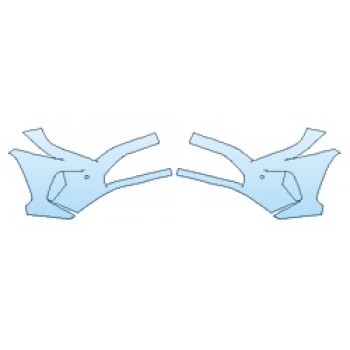 Precut PPF Kit – Clear Bra Paint Protection Film PAINT PROTECTION KIT - 2020 TOYOTA RAV4 LE BUMPER WITH SENSORS (30 IN) - PRECUT PPF CLEAR BRA WRAP