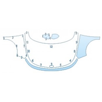 Precut PPF Kit – Clear Bra Paint Protection Film PAINT PROTECTION KIT - 2020 KIA SOUL S FULL HOOD FENDERS MIRRORS - PRECUT PPF CLEAR BRA WRAP