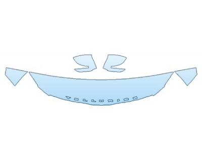 PAINT PROTECTION KIT - 2020 KIA TELLURIDE EX HOOD (18 INCH) FENDERS MIRRORS - PRECUT PPF CLEAR BRA WRAP