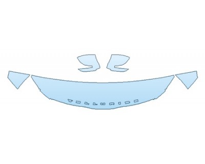 PAINT PROTECTION KIT - 2020 KIA TELLURIDE EX HOOD (18 INCH WRAPPED EDGES) FENDERS MIRRORS - PRECUT PPF CLEAR BRA WRAP