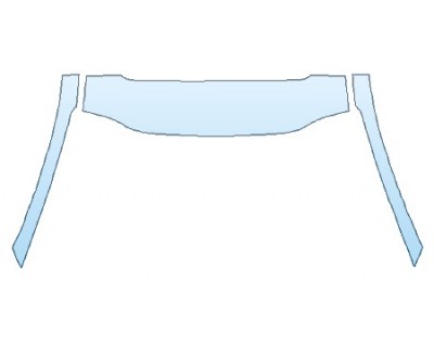 PAINT PROTECTION KIT - 2020 KIA TELLURIDE EX ROOF A-PILLARS - PRECUT PPF CLEAR BRA WRAP