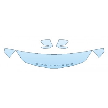 Precut PPF Kit – Clear Bra Paint Protection Film PAINT PROTECTION KIT - 2020 KIA TELLURIDE LX HOOD (18 INCH WRAPPED EDGES) FENDERS MIRRORS - PRECUT PPF CLEAR BRA WRAP