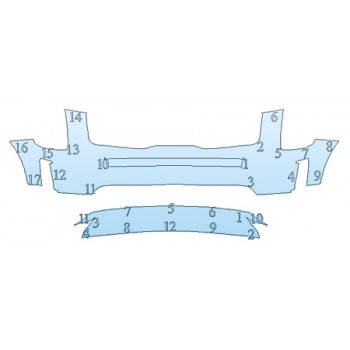 Precut PPF Kit – Clear Bra Paint Protection Film PAINT PROTECTION KIT - 2020 KIA TELLURIDE LX BUMPER - PRECUT PPF CLEAR BRA WRAP