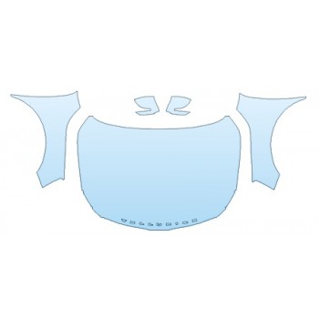 Precut PPF Kit – Clear Bra Paint Protection Film PAINT PROTECTION KIT - 2020 KIA TELLURIDE S FULL HOOD (WRAPPED EDGES) FENDERS MIRRORS - PRECUT PPF CLEAR BRA WRAP