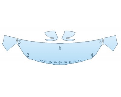 PAINT PROTECTION KIT - 2020 KIA TELLURIDE S HOOD (24 INCH) FENDERS MIRRORS - PRECUT PPF CLEAR BRA WRAP