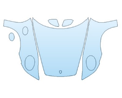 PAINT PROTECTION KIT - 2020 PORSCHE 911_CARRERA_4 S FULL HOOD (WRAPPED EDGES) FENDERS MIRRORS - PRECUT PPF CLEAR BRA WRAP