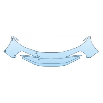 PAINT PROTECTION KIT - 2020 PORSCHE 911_CARRERA_4 S BUMPER - PRECUT PPF CLEAR BRA WRAP