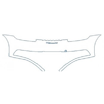 PAINT PROTECTION KIT - 2020 PORSCHE 911_CARRERA_4 S REAR BUMPER (1 PIECE NO SENSORS) - PRECUT PPF CLEAR BRA WRAP