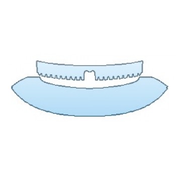 PAINT PROTECTION KIT - 2020 PORSCHE 911_CARRERA_4 S SPOILER (WRAPPED EDGES) - PRECUT PPF CLEAR BRA WRAP