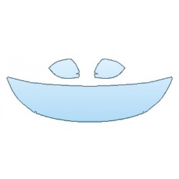 PAINT PROTECTION KIT - 2020 TOYOTA COROLLA SE HOOD (18 INCH WRAPPED EDGES) MIRRORS - PRECUT PPF CLEAR BRA WRAP