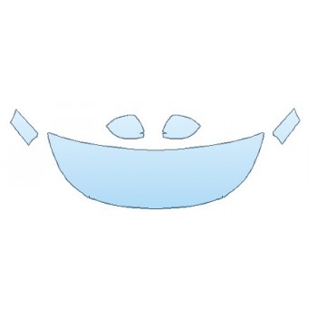 PAINT PROTECTION KIT - 2020 TOYOTA COROLLA XLE HOOD (24 INCH WRAPPED EDGES) FENDERS MIRRORS - PRECUT PPF CLEAR BRA WRAP