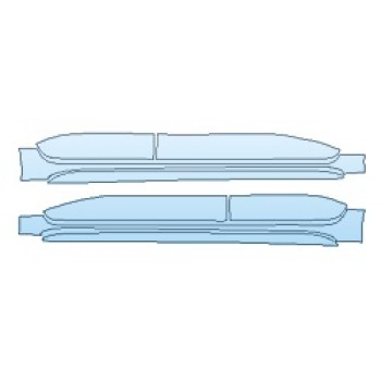 PAINT PROTECTION KIT - 2020 TOYOTA COROLLA XLE ROCKERS - PRECUT PPF CLEAR BRA WRAP